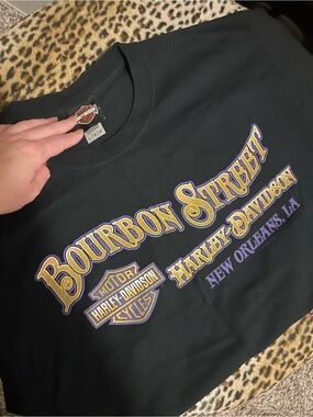 Harley-Davidson Bourbon Street Black Graphic Tee